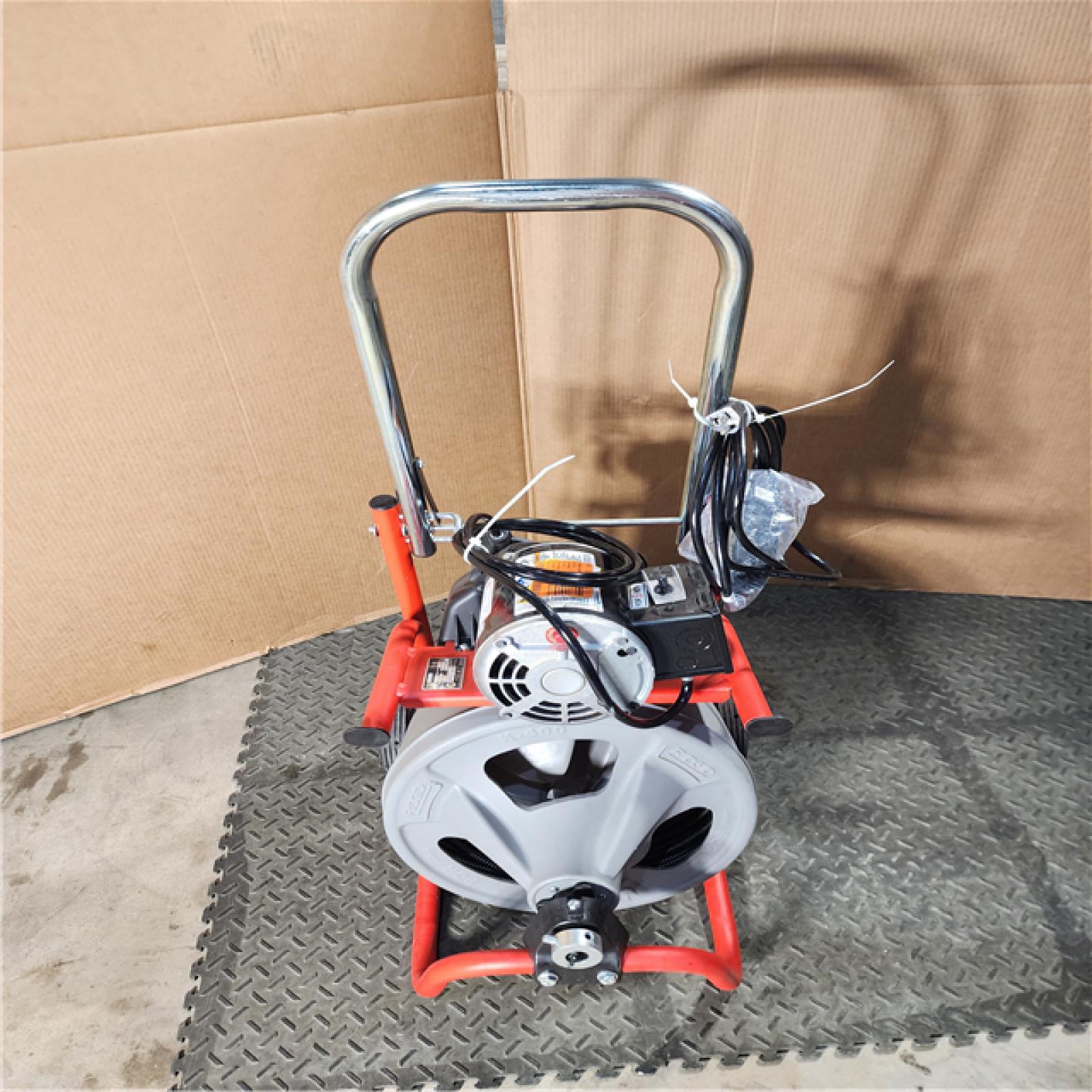 HOUSTON LOCATION - AS-IS Ridgid 26998 K-400 Drum Machine