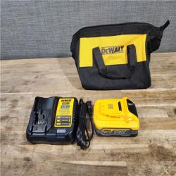 HOUSTON LOCATION - AS-IS (APPEARS LIKE NEW) DeWalt 20V MAX 1/2 in. Cordless Brushless Mid-Range Impact Wrench W/ BATTERY & CHARGER