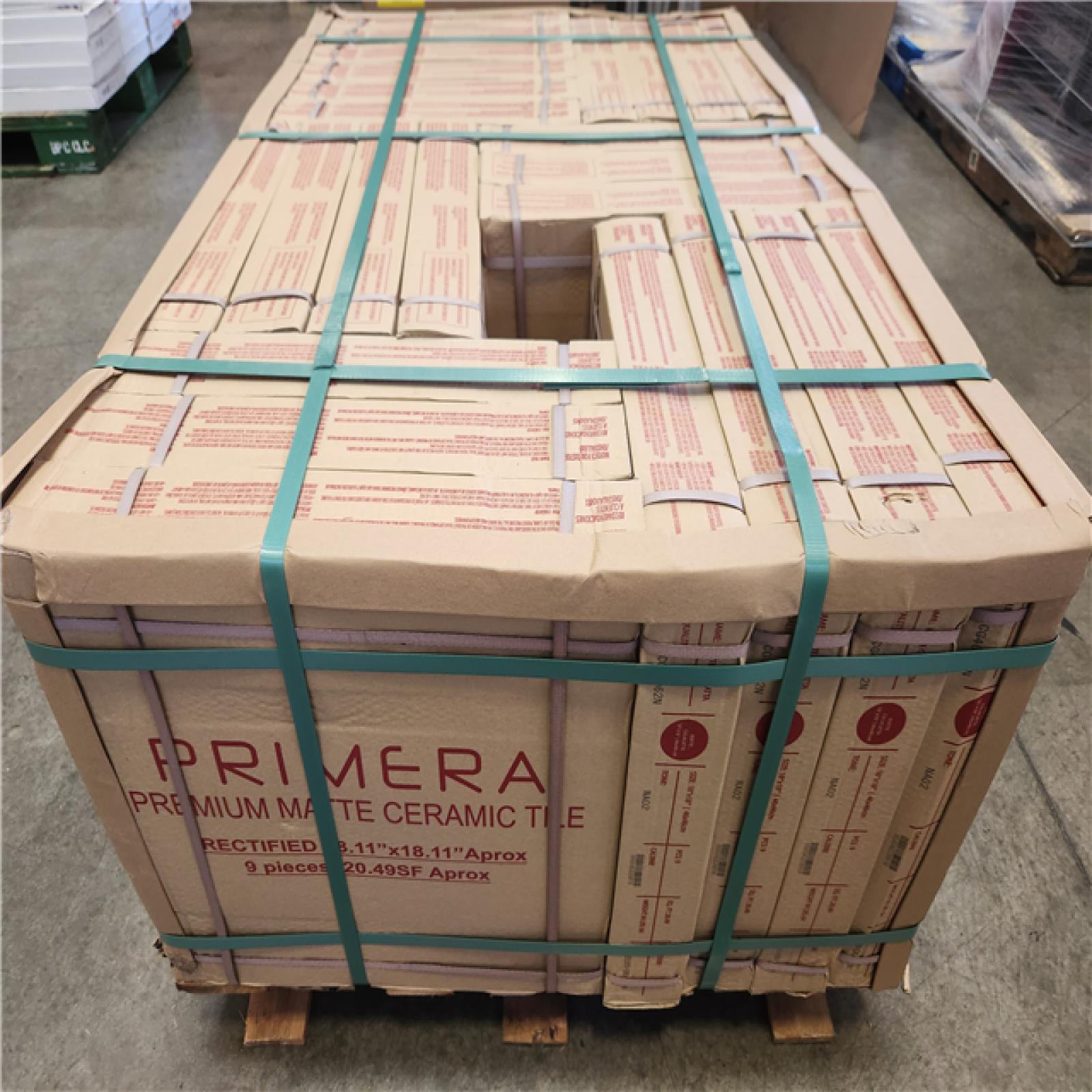 Phoenix NEW Matte Calcutta 18 in. x 18 in. Glazed Ceramic Floor and Wall Tile (491 sq. ft. (24 Case)