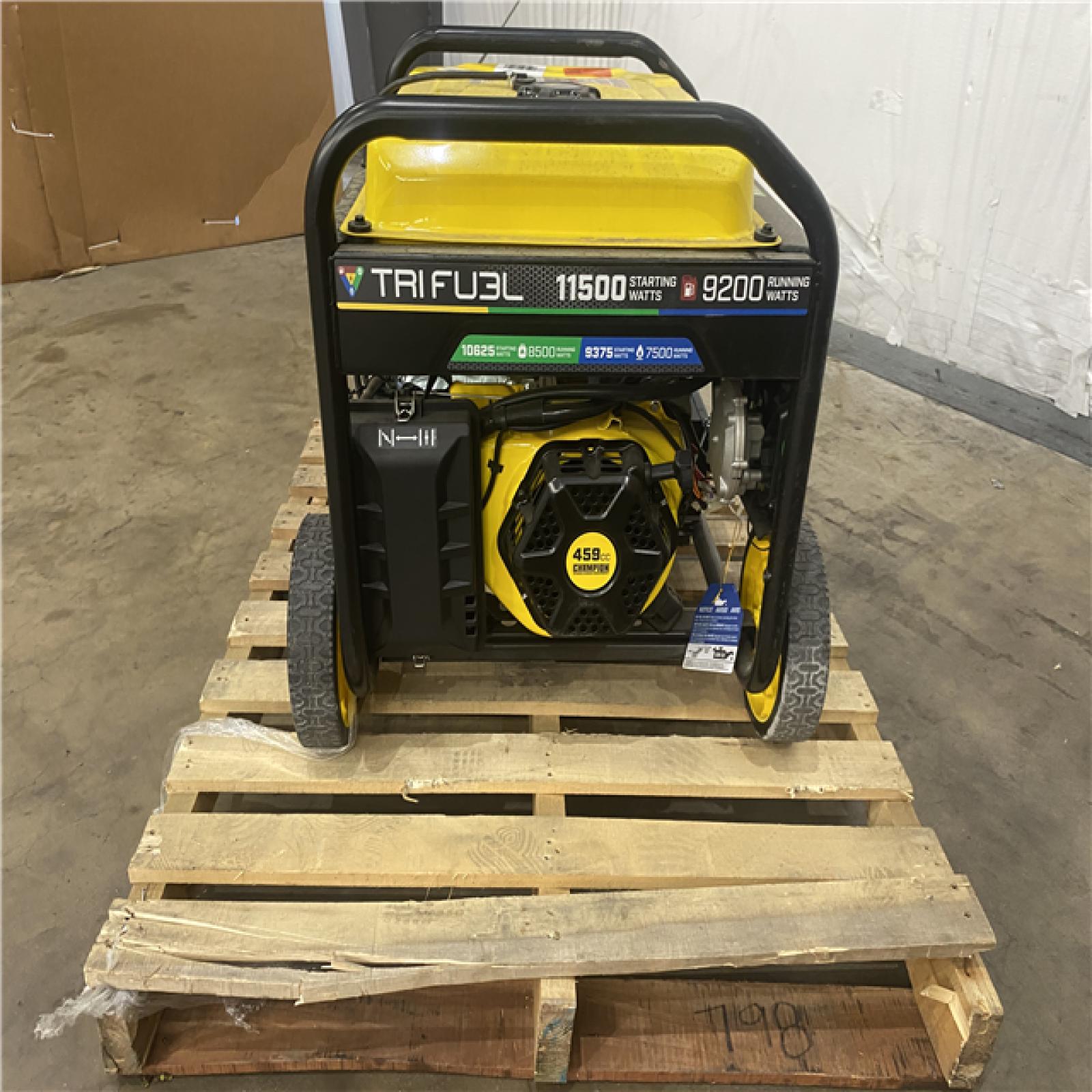 Houston Location - AS-IS Champion Dual Fuel Generator 11500Starting Watts 9200Running Watts