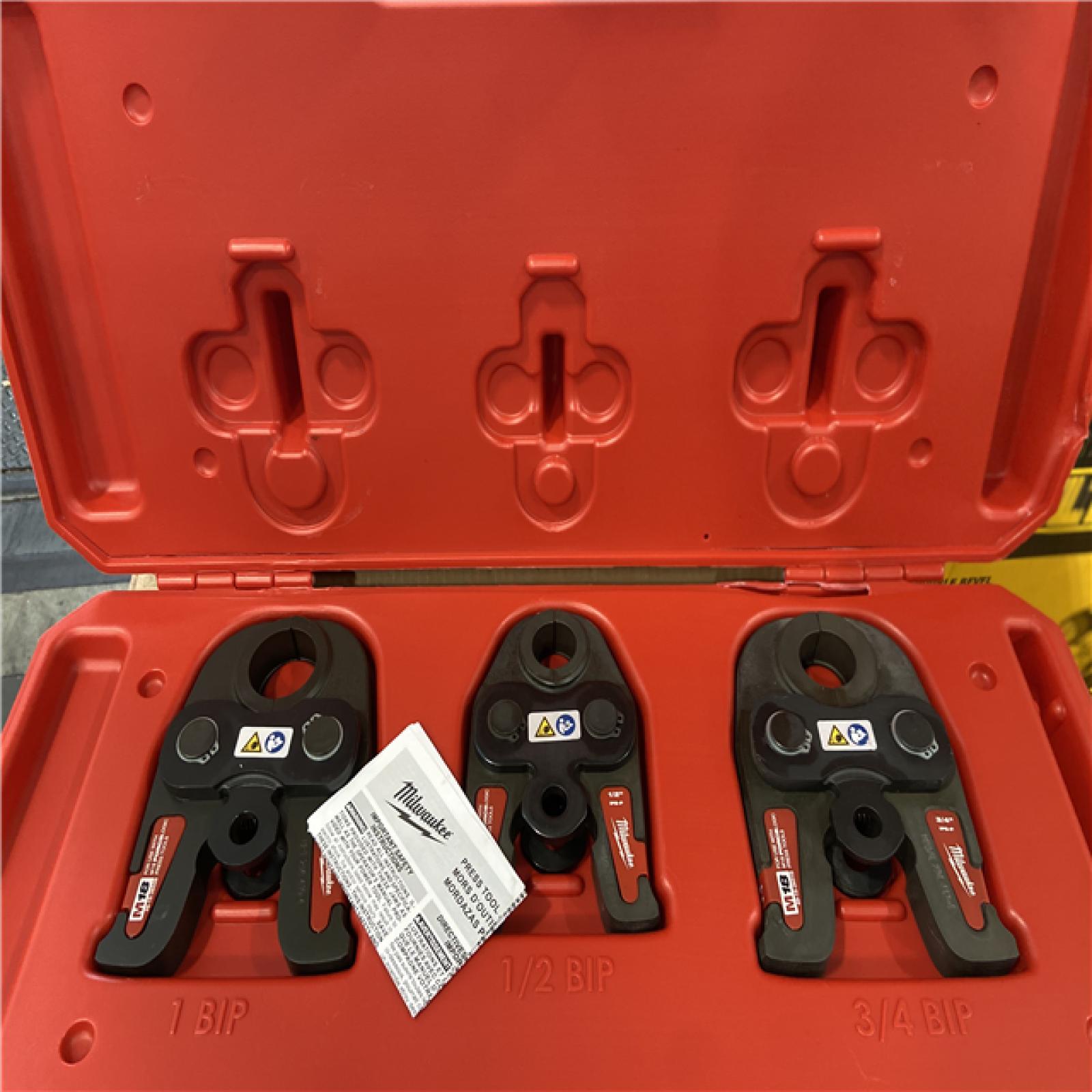 AS-IS - Milwaukee M18 1/2 in.-1 in. Black Iron Press Tool Jaw Kit 58