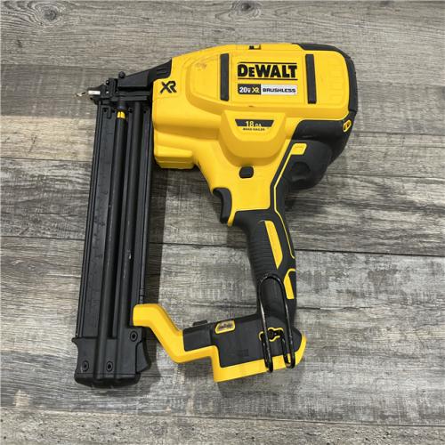 AS-IS DEWALT 20V MAX XR Lithium-Ion Electric Cordless 18-Gauge Brad Nailer (Tool Only)
