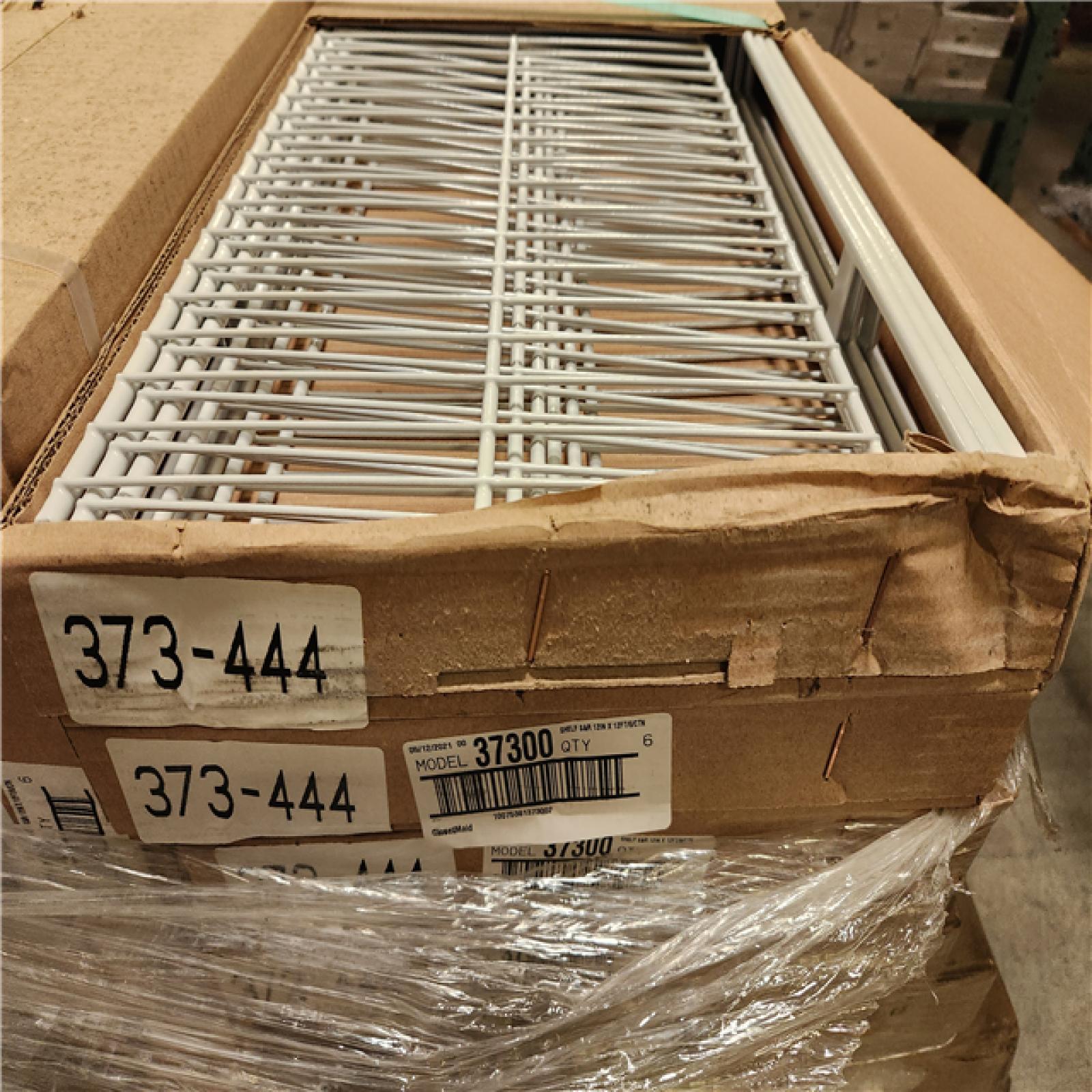 Phoenix Location ClosetMaid SuperSlide 96 in. W x 12 in. D White Ventilated Wire Shelf (30 Boxes)