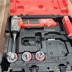 AS-IS MILWAUKEE M12 FUEL ProPEX Expander Tool with 1/2 in. - 1 in. RAPID SEAL ProPEX Expander Heads