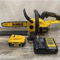 AS-IS DEWALT 20V MAX Compact 12 Brushless Cordless Chainsaw Kit