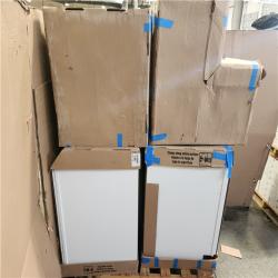 Phoenix AS-IS Mixed Hampton Bay Assembled Base Kitchen Cabinet in Satin White Pallet (6-Cabinets)