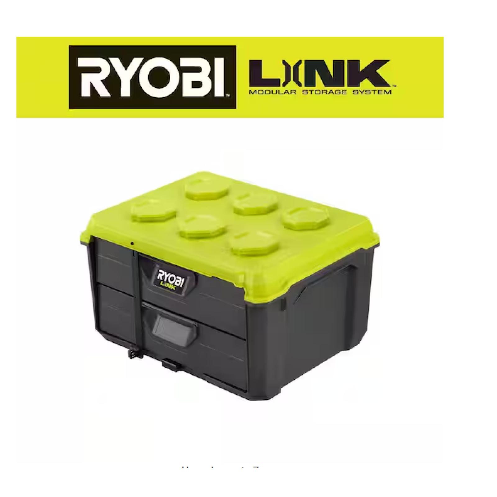 NEW! - RYOBI LINK 2-Drawer Modular Tool Box (3 UNITS)