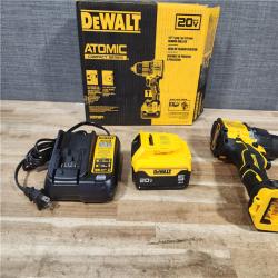 HOUSTON LOCATION - AS - IS DEWALT ATOMIC 20V Lithium-Ion Cordless 1/2 in. Hammer Drill Kit