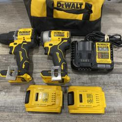 AS-IS DEWALT ATOMIC 20-Volt MAX Lithium-Ion Cordless Combo Kit