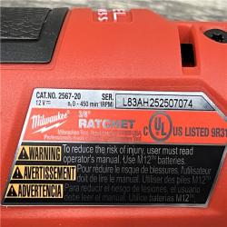 AS-IS Milwaukee FUEL 12V Lithium-Ion Cordless Drill Driver  Impact Wrench  and Ratchet Combo Kit
