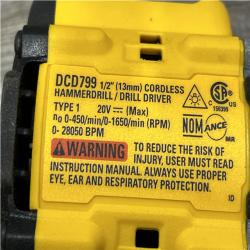 AS-IS DEWALT ATOMIC 20V Lithium-Ion Cordless 1/2 in. Hammer Drill Kit