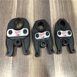 AS-IS Milwaukee 1/2 in. - 1 in. IPS-P Black Iron Pipe/Steel Press Jaw Kit