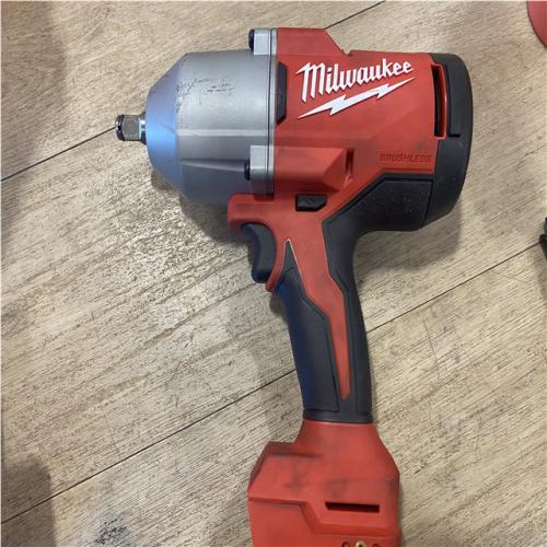 AS-IS Milwaukee 18-Volt Lithium-Ion Brushless 1/2 in. High Torque Impact Wrench with Friction Ring (Tool-Only)