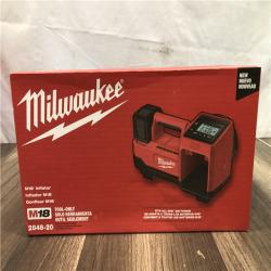 NEW- Milwaukee 18-Volt Lithium-Ion Cordless Electric Portable Inflator (Tool-Only)