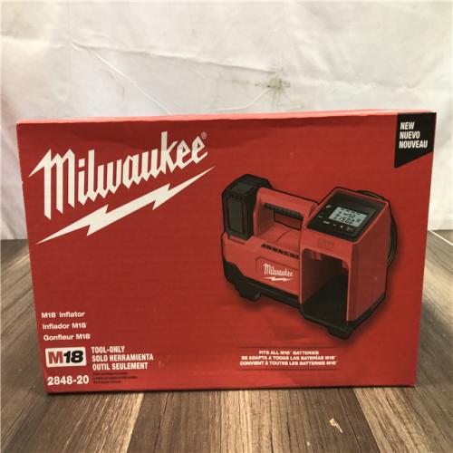 NEW- Milwaukee 18-Volt Lithium-Ion Cordless Electric Portable Inflator (Tool-Only)