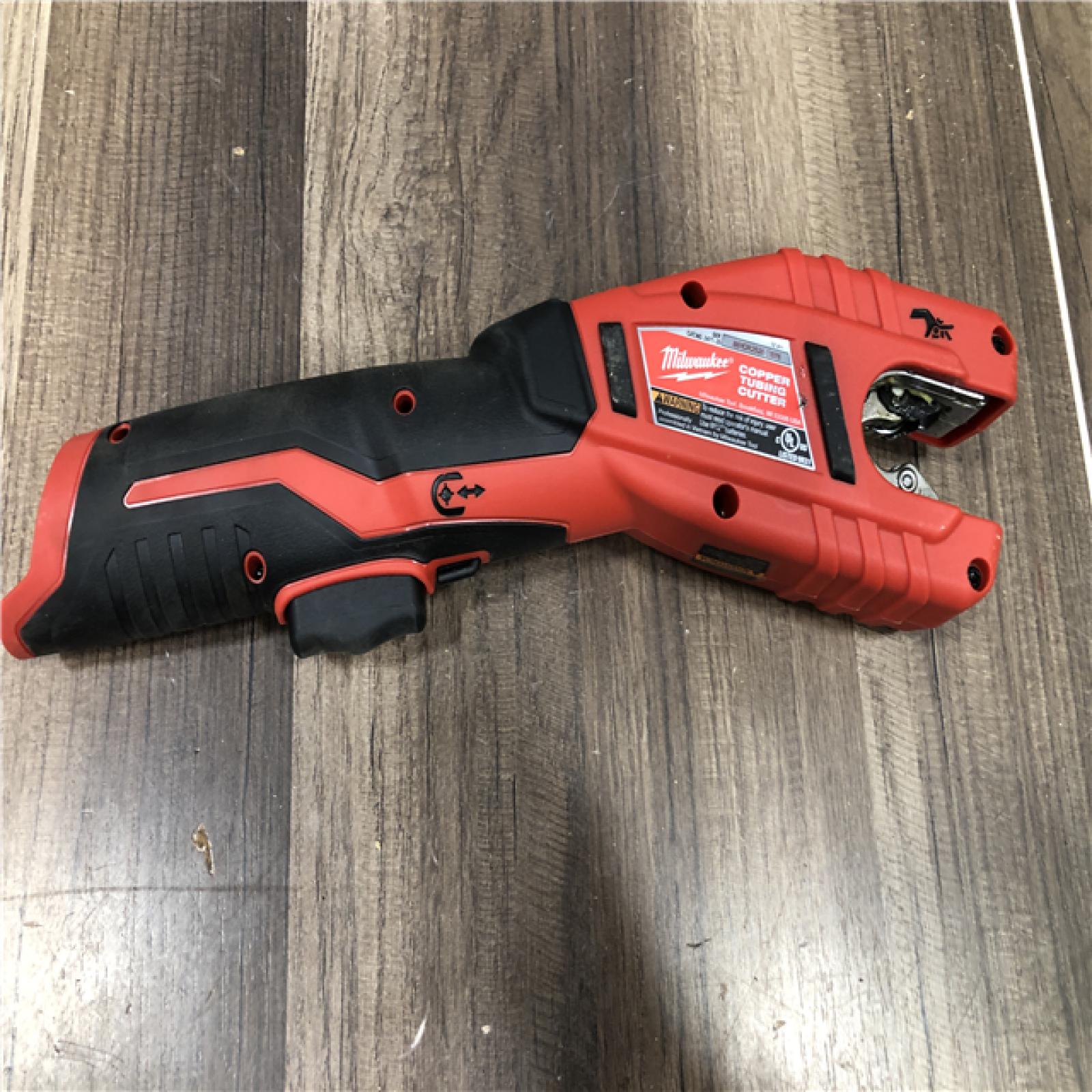 AS-IS Milwaukee M12 12V Lithium-Ion Cordless Copper Tubing Cutter (Tool-Only)