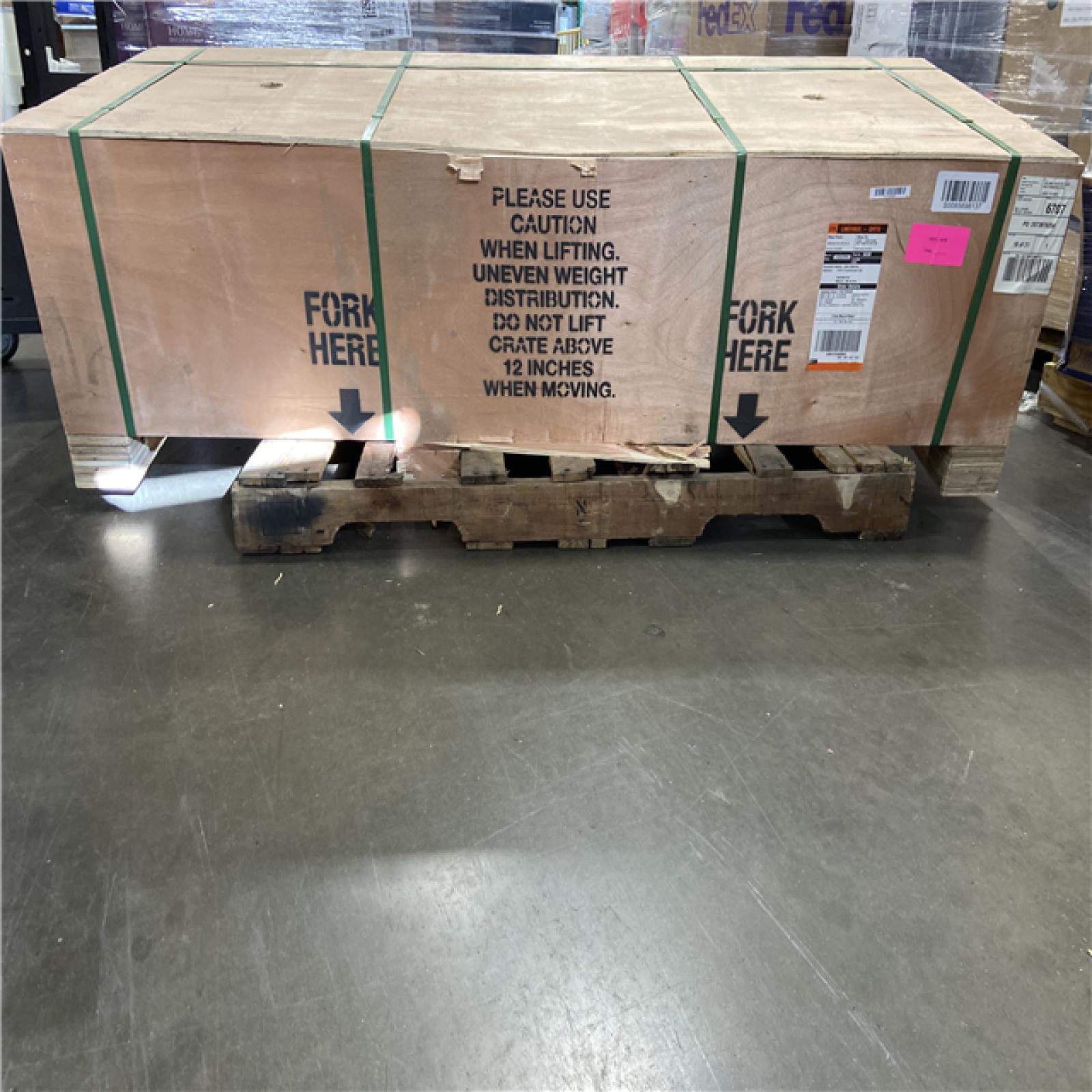 DALLAS LOCATION - 27 Ton 224 cc Gas Powered Hydraulic Wood Log Splitter w/Vertical/Horizontal Operation and Auto Return-with Hydraulic Oil