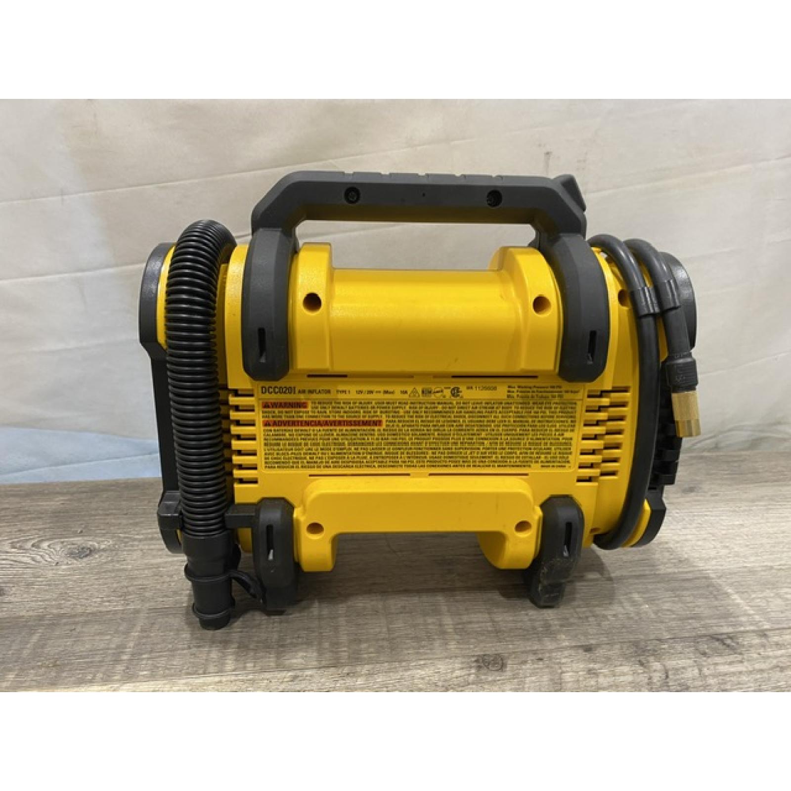 AS-IS DEWALT 20V MAX Cordless Electric Portable Inflator (Tool Only)