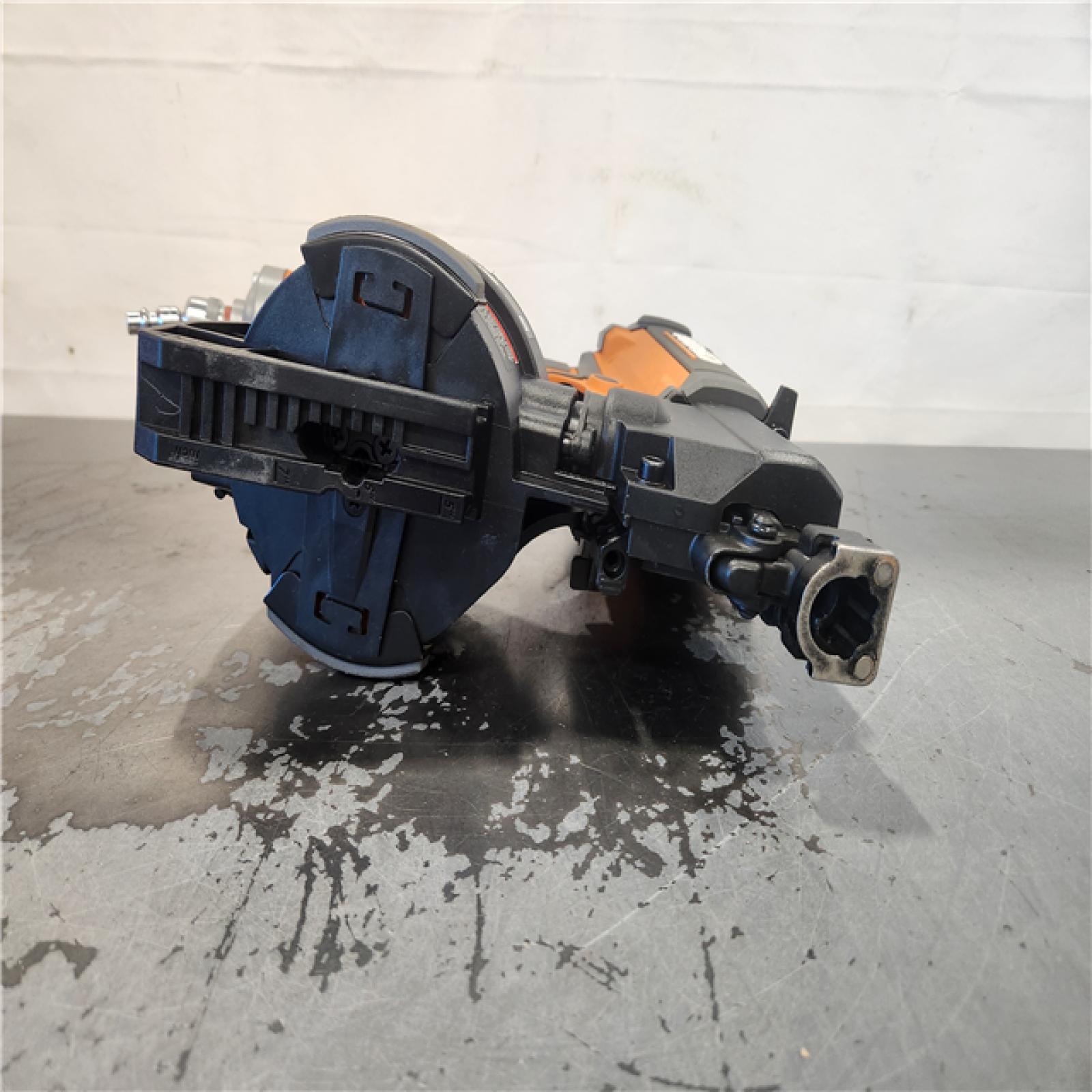 AS-IS- RIDGID Pneumatic 15 Deg. 1-3/4 in. Coil Roofing Nailer