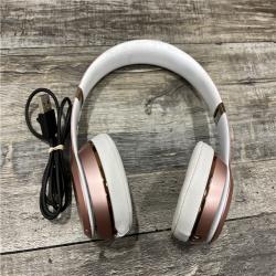 AS-IS Beats by Dr. Dre Solo3 Bluetooth On-Ear Headphones  Rose Gold
