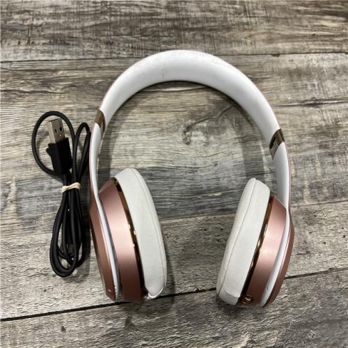 AS-IS Beats by Dr. Dre Solo3 Bluetooth On-Ear Headphones  Rose Gold