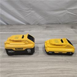 AS-IS  DEWALT 20V MAX 6.0Ah and 4.0Ah Battery and Charger Starter Kit