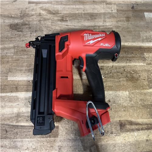 Houston Location AS-IS Milwaukee FUEL 18-Volt Lithium-Ion Brushless Cordless Gen II 18-Gauge Brad Nailer (Tool-Only)