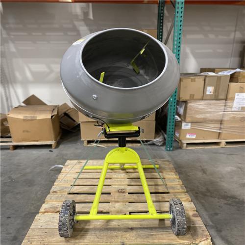 Dallas Location - As-Is RYOBI 5.0 cu. ft. Portable Concrete Mixer