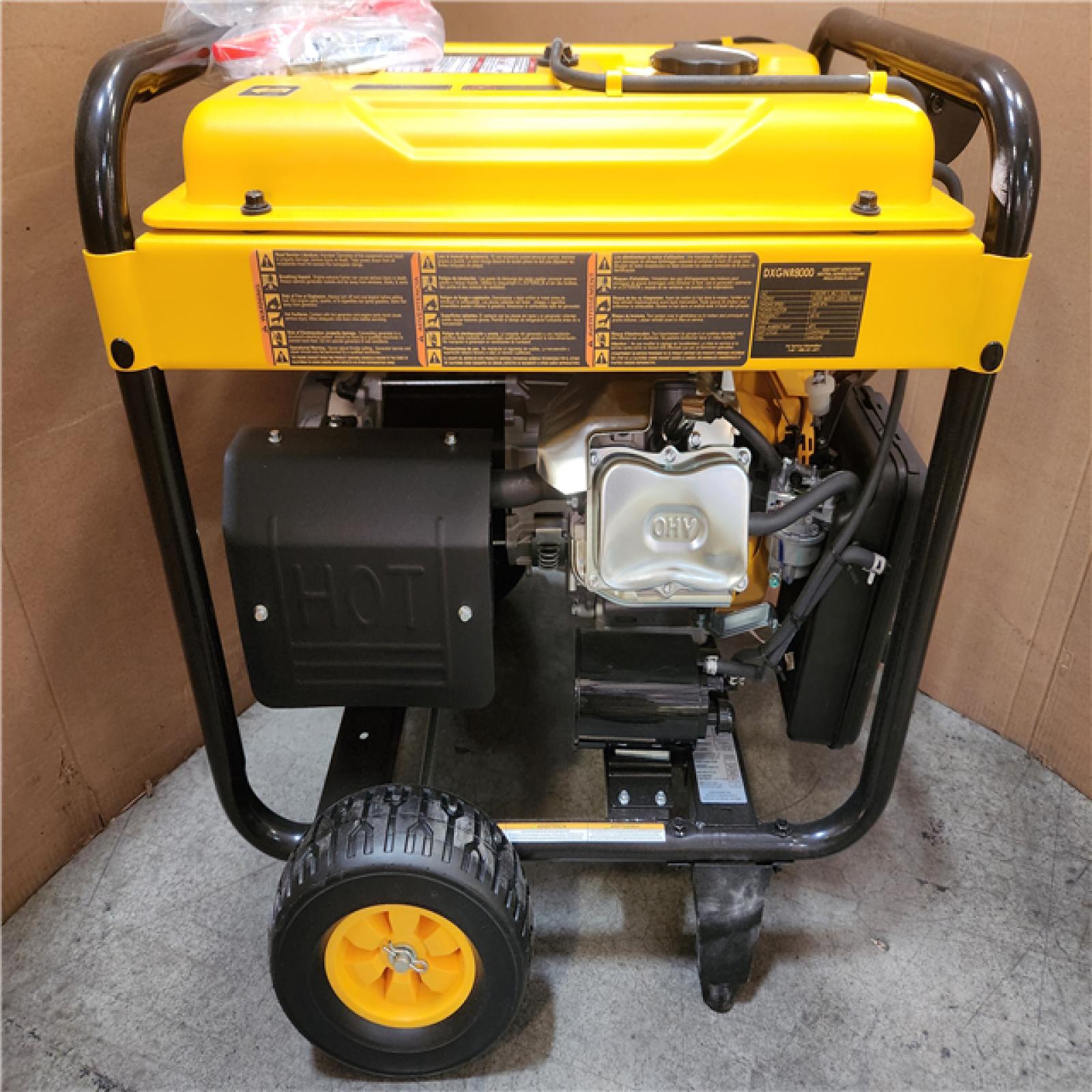 Phoenix NEW DEWALT 10000 / 8000-Watt Electric Start Gas Powered Portable Generator with Idle Control  GFCI Outlets and CO Protect-DXGNR8000