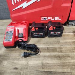 HOUSTON LOCATION - AS-IS (APPEARS LIKE NEW) MILWAUKEE M18 FUEL 18V Lithium-Ion Brushless Cordless Hammer Drill and Impact Driver Combo Kit (2-Tool) with 2 Batteries