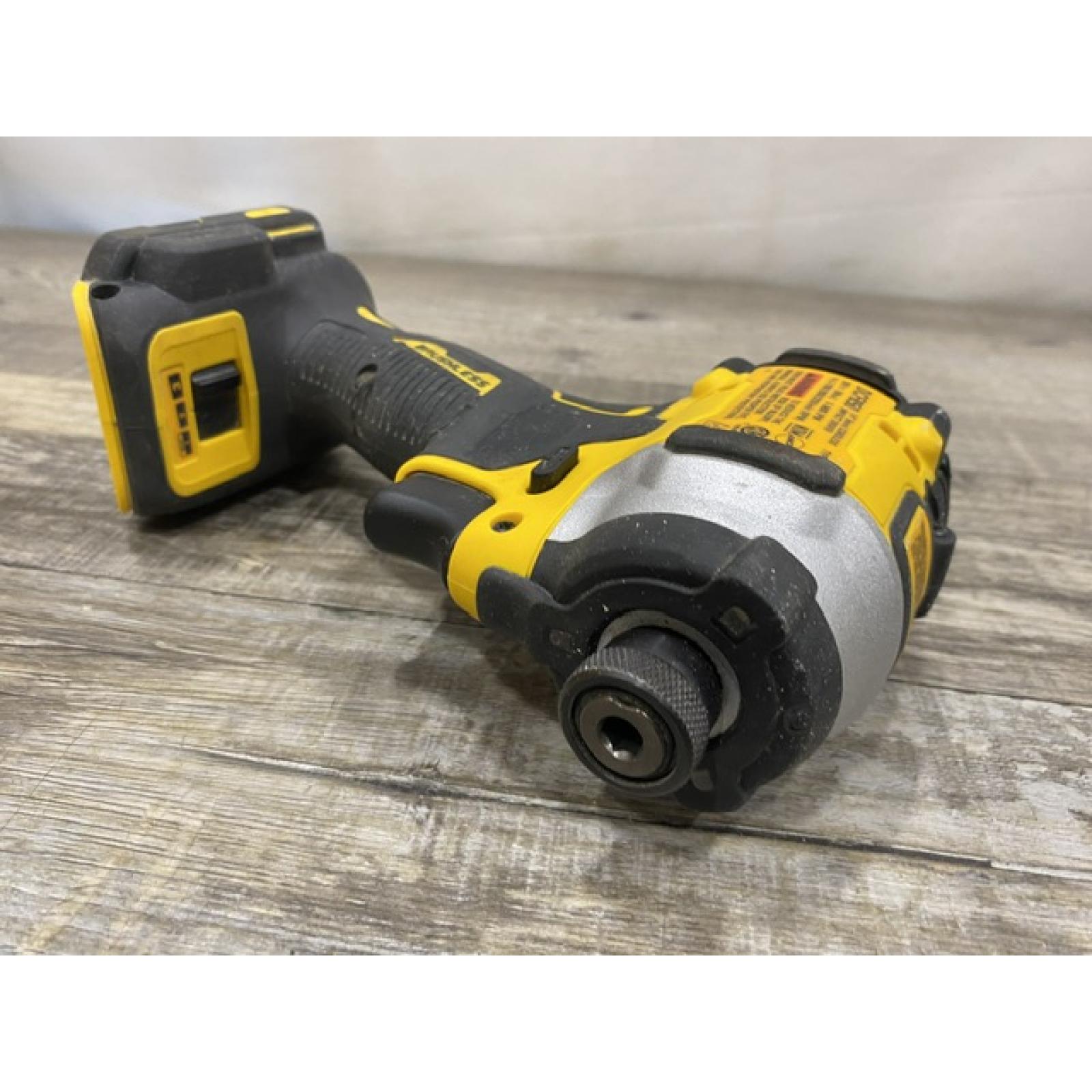 AS-IS DEWALT ATOMIC 20V MAX Cordless Brushless Compact 1/4 in. Impact Driver (Tool Only)