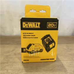 NEW! DEWALT 20V MAX Lithium-Ion 3.0Ah Battery with 12V to 20V MAX Charger