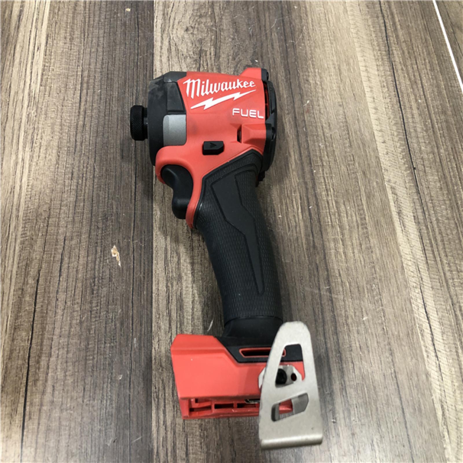 AS-IS Milwaukee  FUEL 18V Lithium-Ion Brushless Cordless 1/4 in. Hex Impact Driver (Tool-Only)