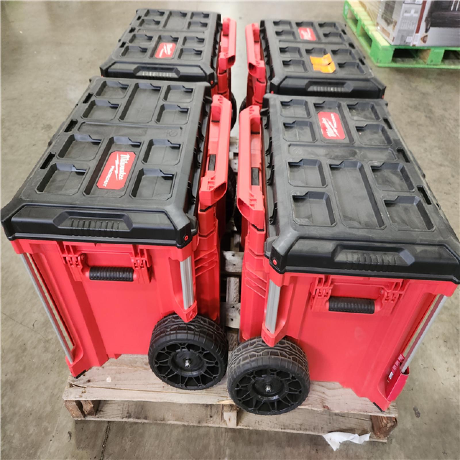 Phoenix NEW Milwaukee PACKOUT 19 in. Rolling Drawer Tool Box Pallet (4-Tool Boxes)