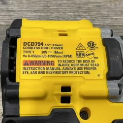 AS-IS DEWALT Atomic 20V Lithium-Ion Cordless Compact 1/2 in. Drill/Driver Kit