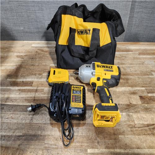 Houston Location AS-IS DEWALT 20V MAX Lithium-Ion Cordless 1/2 in. Impact Wrench Kit