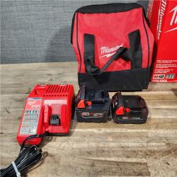 HOUSTON LOCATION - AS-IS M18 18-Volt Lithium-Ion Brushless Cordless Compact Hammer Drill/Impact Combo Kit (2-Tool) with (2) Batteries  Bag
