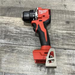AS-IS Milwaukee 18V Lithium-Ion Brushless Cordless 1/2 in. Compact Hammer Drill/Driver Kit