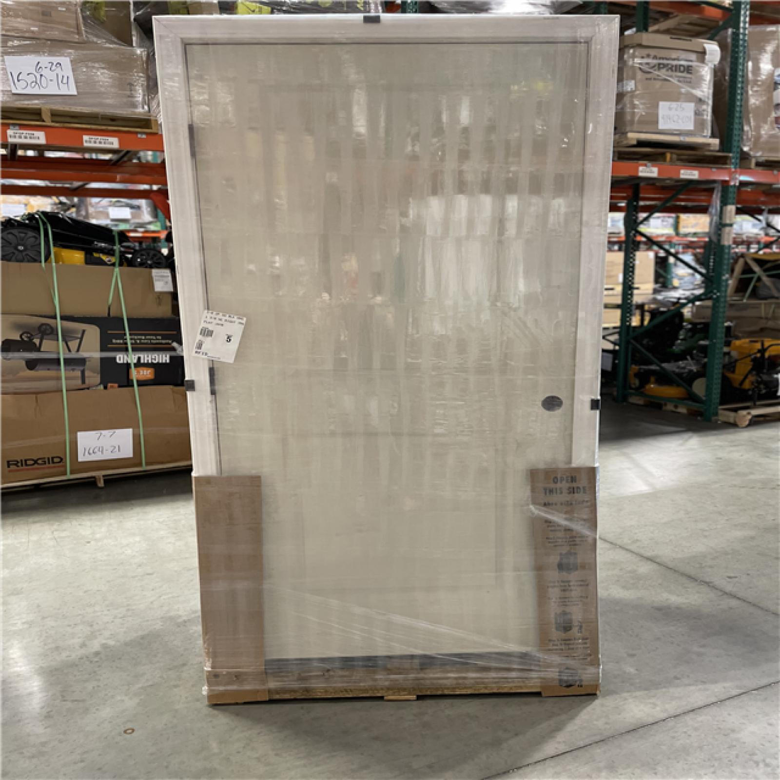 DALLAS LOCATION - 36 in. x 80 in. RH2P Sqtop Hollow Core White Primed Composite Smooth Single Prehung Interior Door w/356 Casing Blk-Hinge PALLET-(5 UNITS)