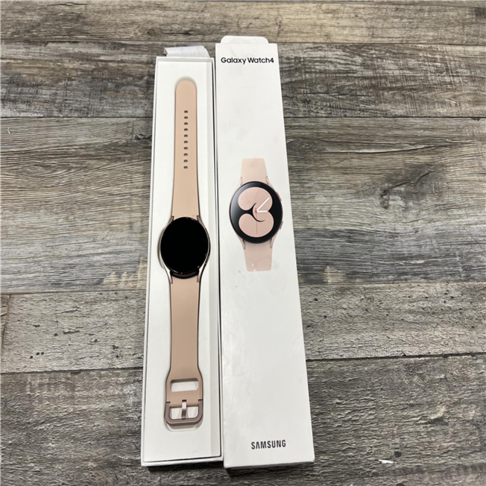 AS-IS Samsung Galaxy Watch4 40mm GPS Smart Watch, Pink Gold