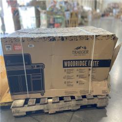 DALLAS LOCATION - Traeger Woodridge Elite Wi-Fi Pellet Grill and Smoker in Black