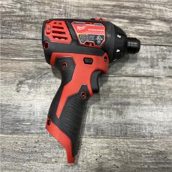 AS-IS Milwaukee 12V Lithium-Ion Cordless 1/4 in. Hex Screwdriver Kit