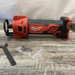 AS-IS Milwaukee 18V Lithium-Ion Cordless Drywall Cut Out Rotary Tool (Tool-Only)