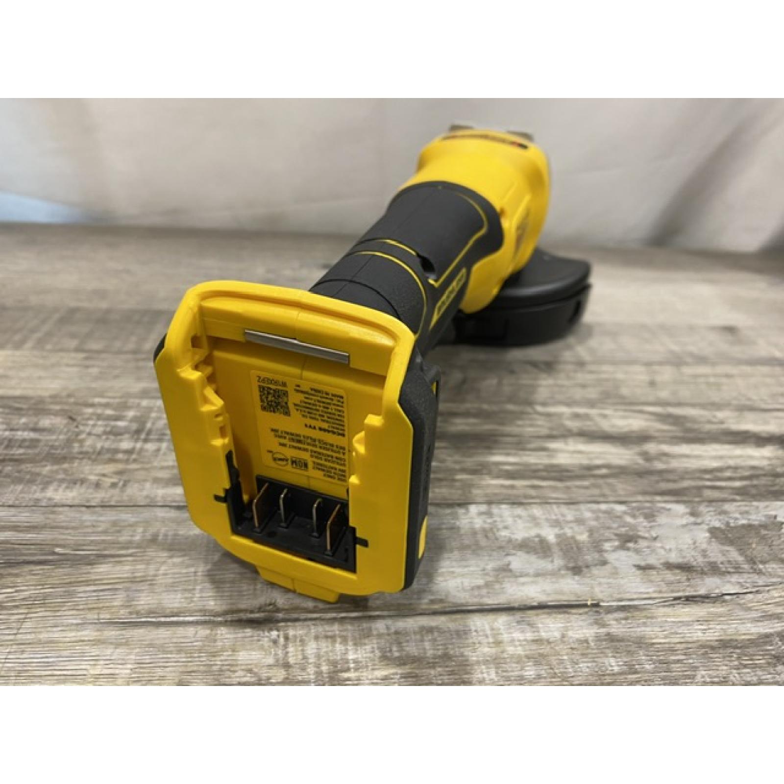 AS-IS DEWALT 20V MAX Cordless Brushless 4-1/2 in. Angle Grinder with Paddle Switch (Tool Only)
