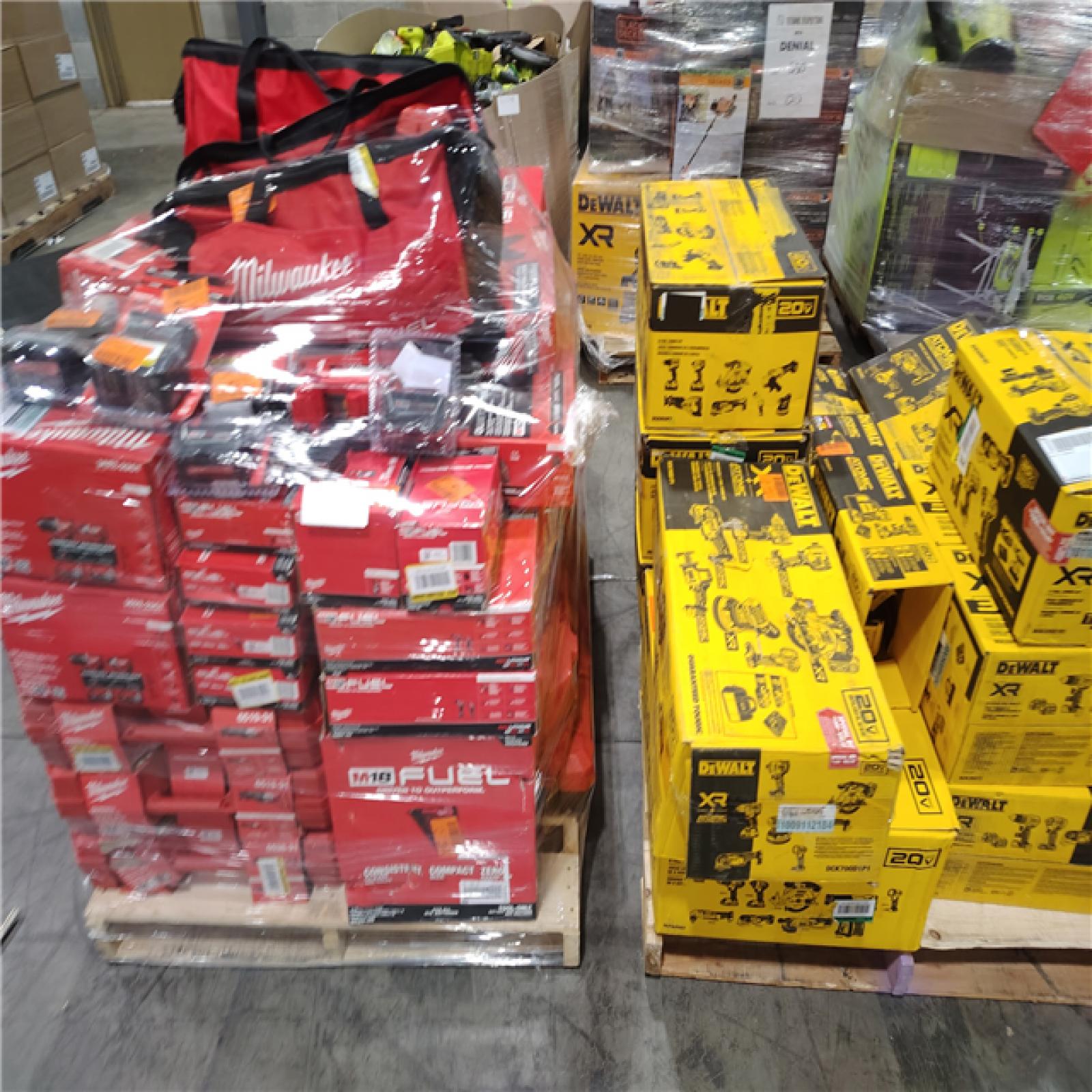 Pittston Location As-Is Power Tools Partial Truckload (14 Pallets) 3717-B