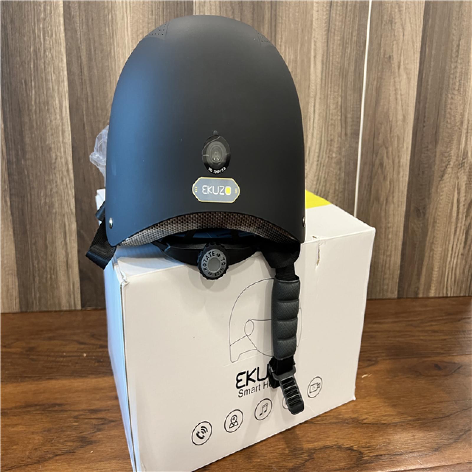 EKUZO Bluetooth Smart Helmet for Adults Dual Sports Camera Video Record for Riding Scooters Roller Skating