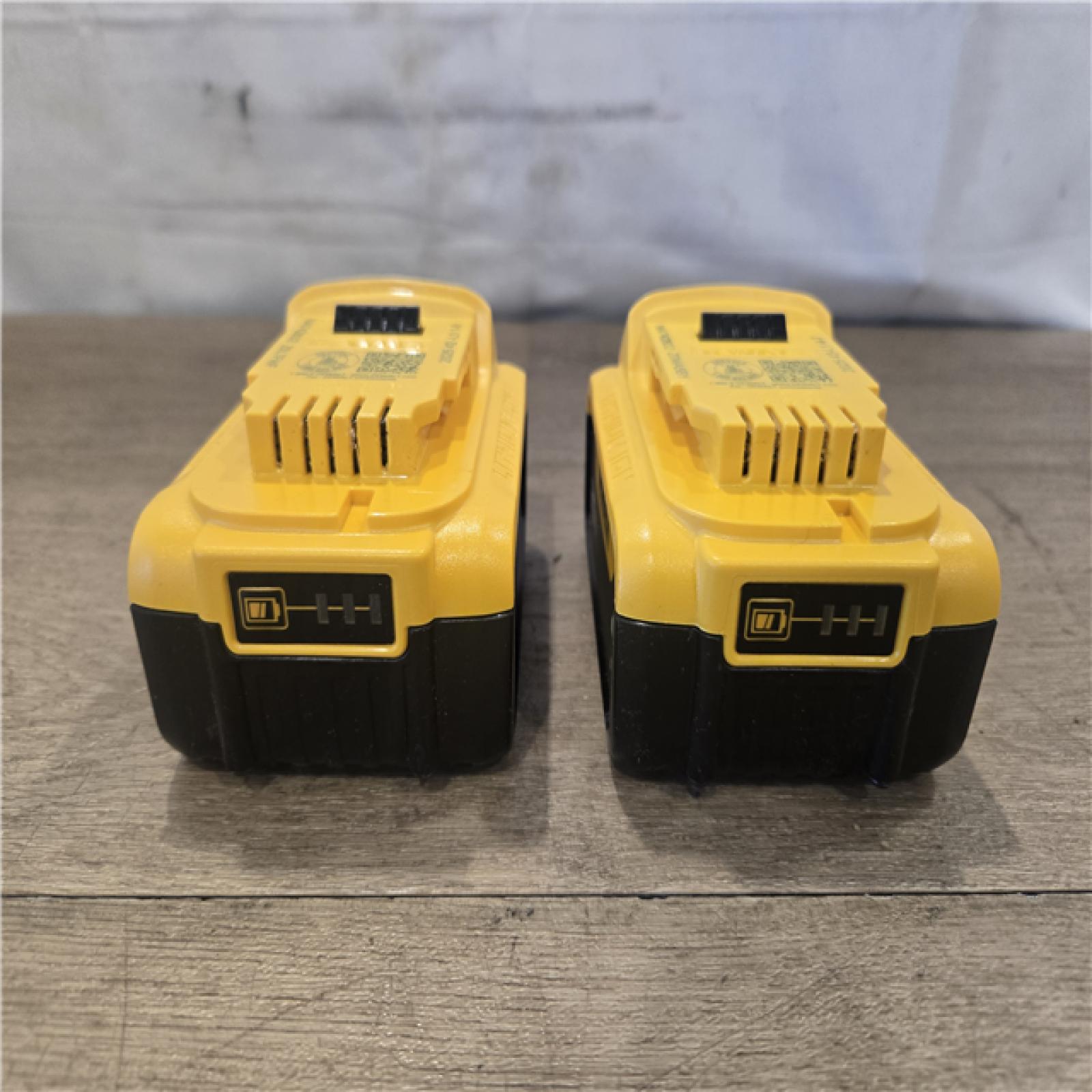AS-IS DEWALT 20V MAX Premium Lithium-Ion 4.0Ah Battery Pack (2 Pack)