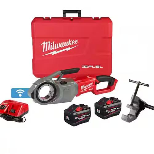 NEW - Milwaukee M18 Fuel One-Key Cordless Brushless Pipe Threader Kit