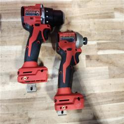 HOUSTON LOCATION - AS-IS Milwaukee 18-Volt Lithium-Ion Brushless Cordless Compact Hammer Drill/Impact Combo Kit