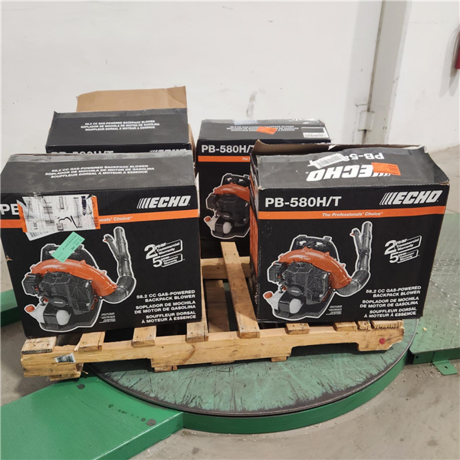 Dallas Location - As-Is ECHO 216 MPH 517 CFM 58.2cc Gas 2-Stroke Backpack Leaf Blower(Lot Of 4)